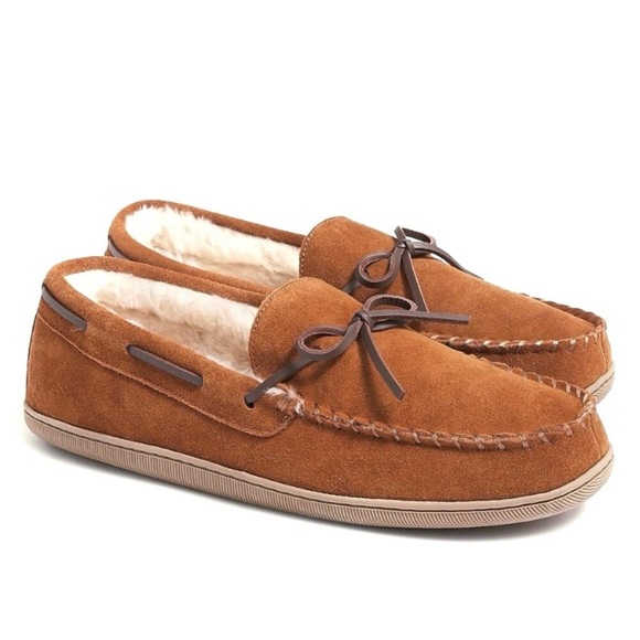 J. Crew Sherpa-lined suede‎ slippers Size 9 Men’s NWOT - Picture 13 of 13